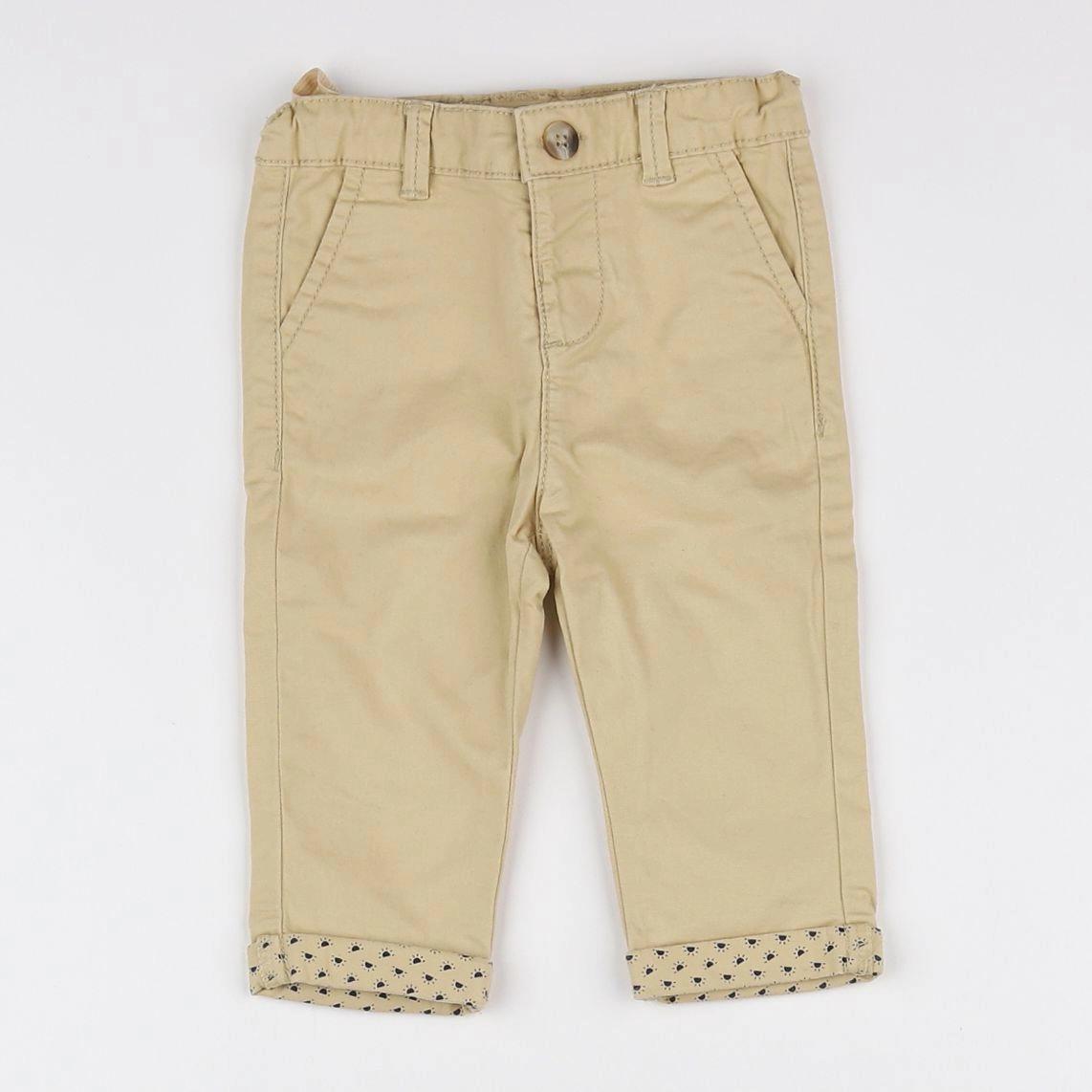 Tape à l'oeil - pantalon beige - 6 mois